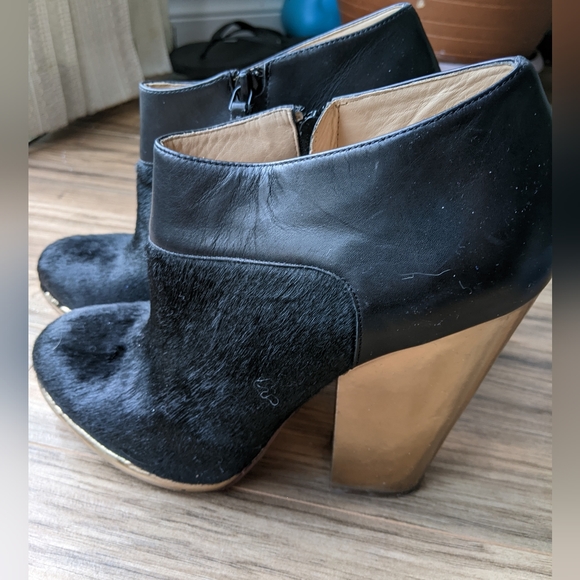 Cole Haan Real Fur Platform Bootie - Picture 4 of 7